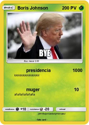 Pokemon Boris Johnson