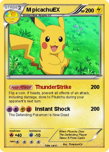 Pokemon M picachuEX