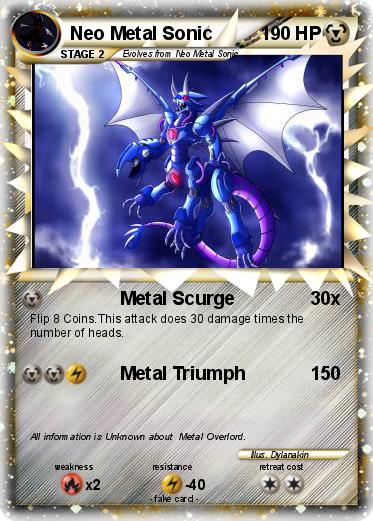 Pokemon Neo Metal Sonic