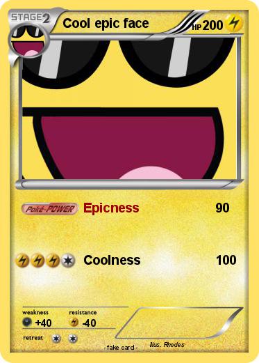 Pokemon Cool epic face