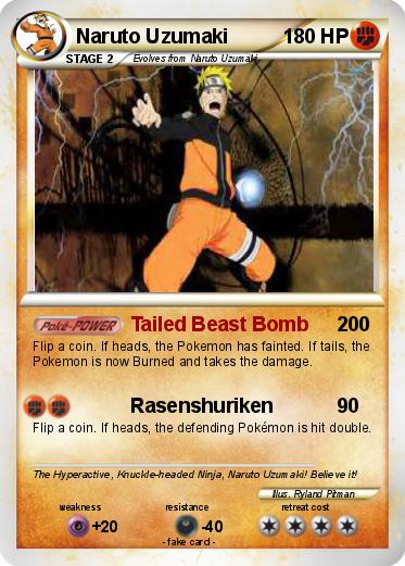 Pokemon Naruto Uzumaki