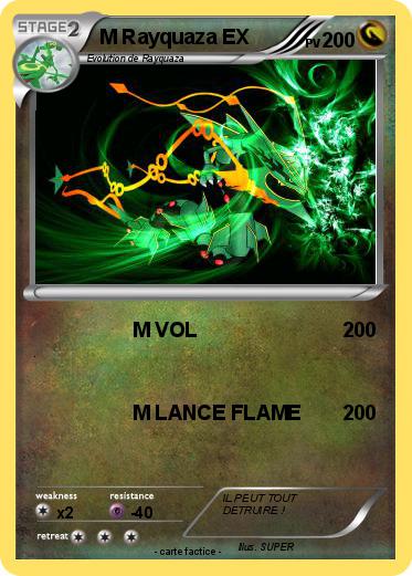 Pokemon M Rayquaza EX