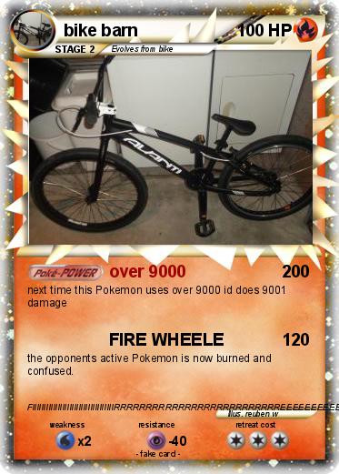 Pokemon bike barn