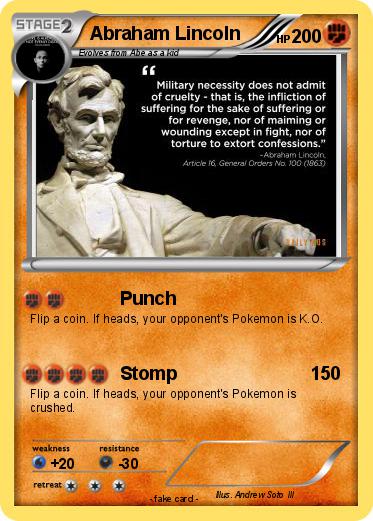 Pokemon Abraham Lincoln