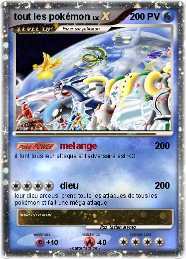 Pokemon tout les pokémon