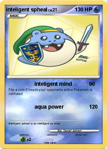 Pokemon inteligent spheal