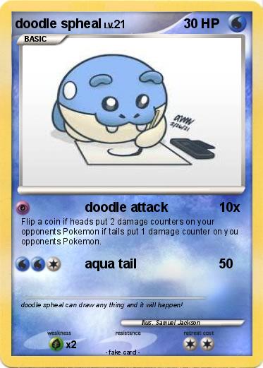 Pokemon doodle spheal
