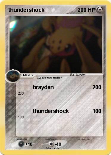 Pokemon thundershock