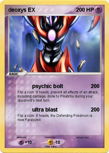 Pokemon deoxys EX