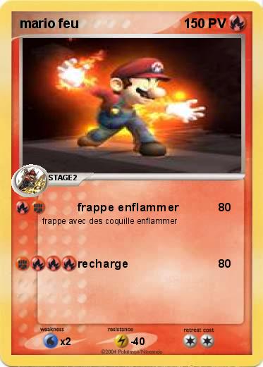 Pokemon mario feu