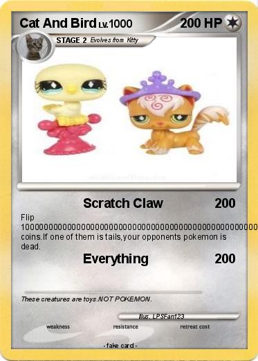 Pokemon Cat And Bird