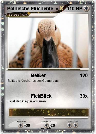 Pokemon Polnische Fluchente