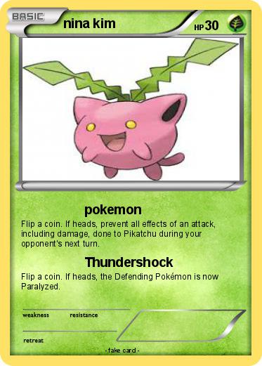 Pokemon nina kim