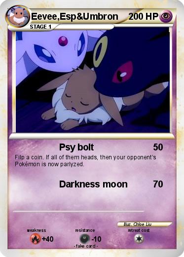 Pokemon Eevee,Esp&Umbron