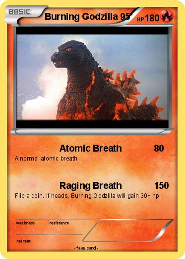 Pokemon Burning Godzilla 95'