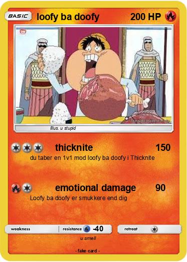 Pokemon loofy ba doofy