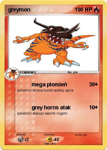 Pokemon greymon