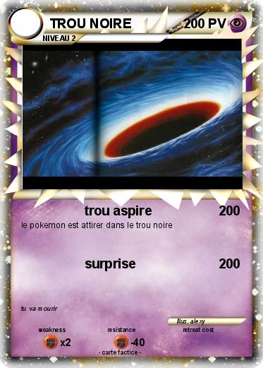 Pokemon TROU NOIRE