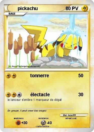 Pokemon pickachu