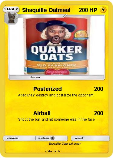Pokemon Shaquille Oatmeal