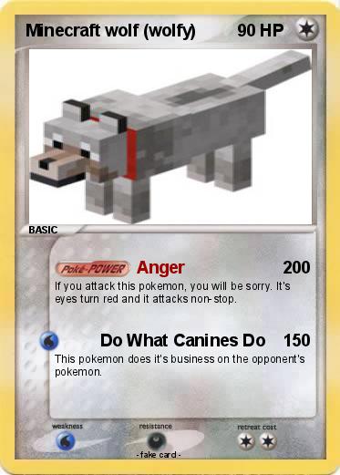 Pokemon Minecraft wolf (wolfy)