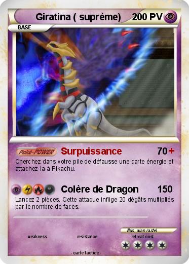 Pokemon Giratina ( suprème)