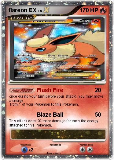 Pokemon flareon EX