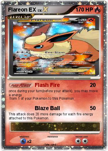Pokemon Flareon EX