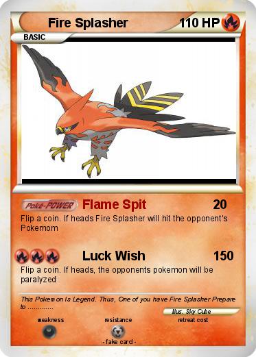Pokemon Fire Splasher