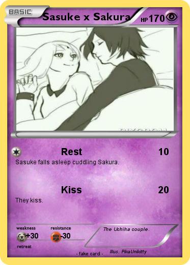 Pokemon Sasuke x Sakura