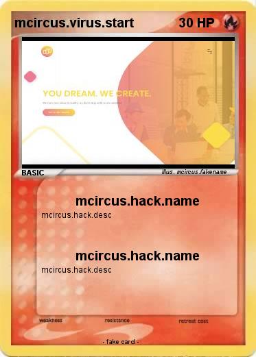 Pokemon mcircus.virus.start
