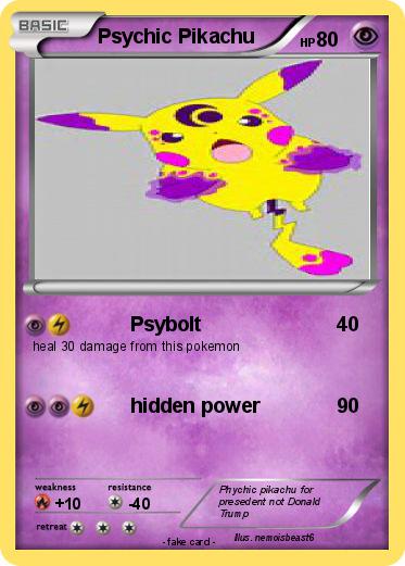 Pokemon Psychic Pikachu