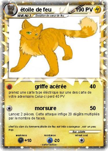 Pokemon étoile de feu
