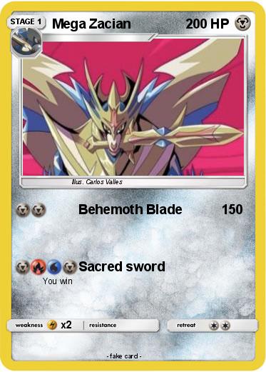 Pokemon Mega Zacian