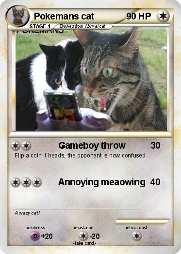 Pokemon Pokemans cat