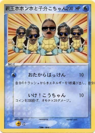 Pokemon 親玉ホホンホと子分こちゃん
