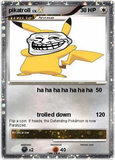 Pokemon pikatroll