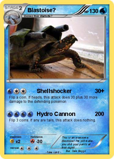 Pokemon Blastoise?