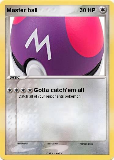 Pokemon Master ball