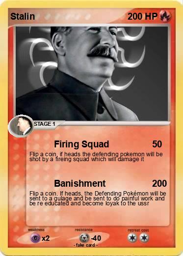 Pokémon Stalin 198 198 - Firing Squad - My Pokemon Card