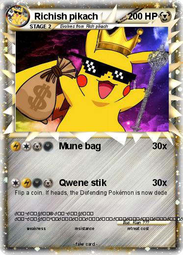 Pokemon Richish pikach