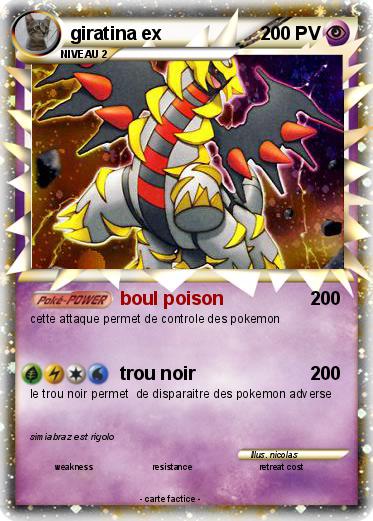 Pokemon giratina ex