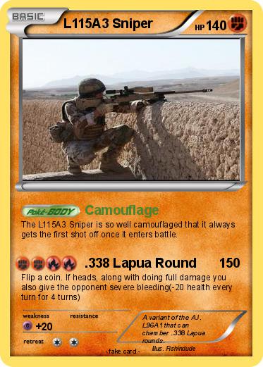 Pokemon L115A3 Sniper