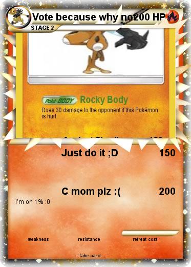 Pokemon Vote because why not
