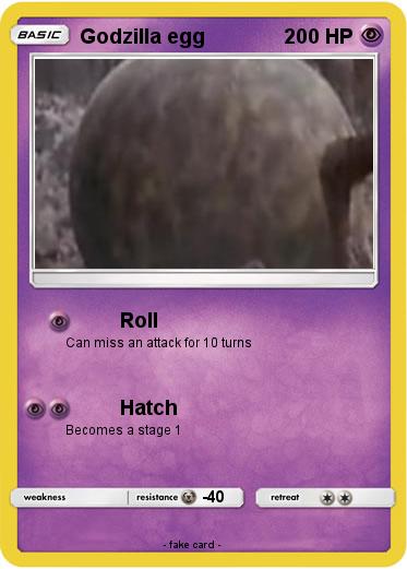 Pokemon Godzilla egg