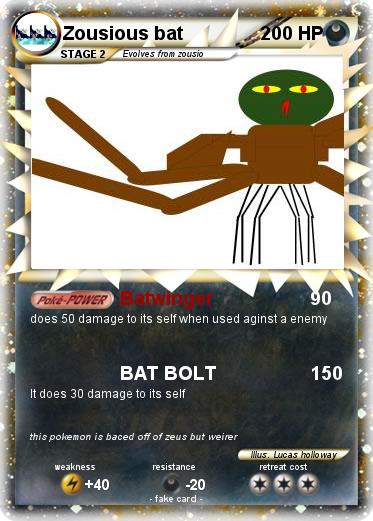 Pokemon Zousious bat