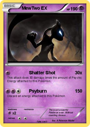 Pokemon MewTwo EX