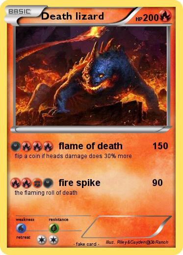 Pokemon Death lizard