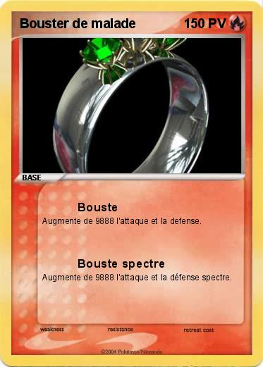 Pokemon Bouster de malade