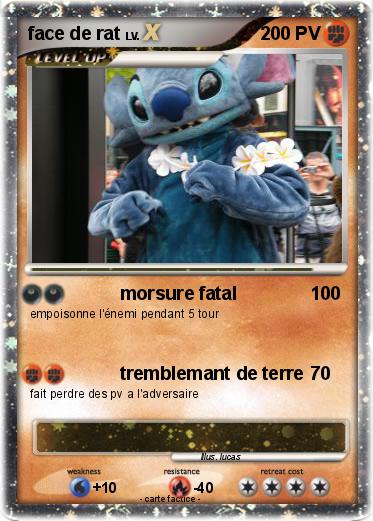 Pokemon face de rat